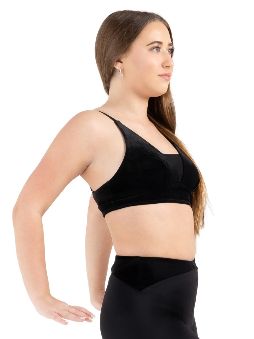 12235W Velvet Forest Viridian Bra Top