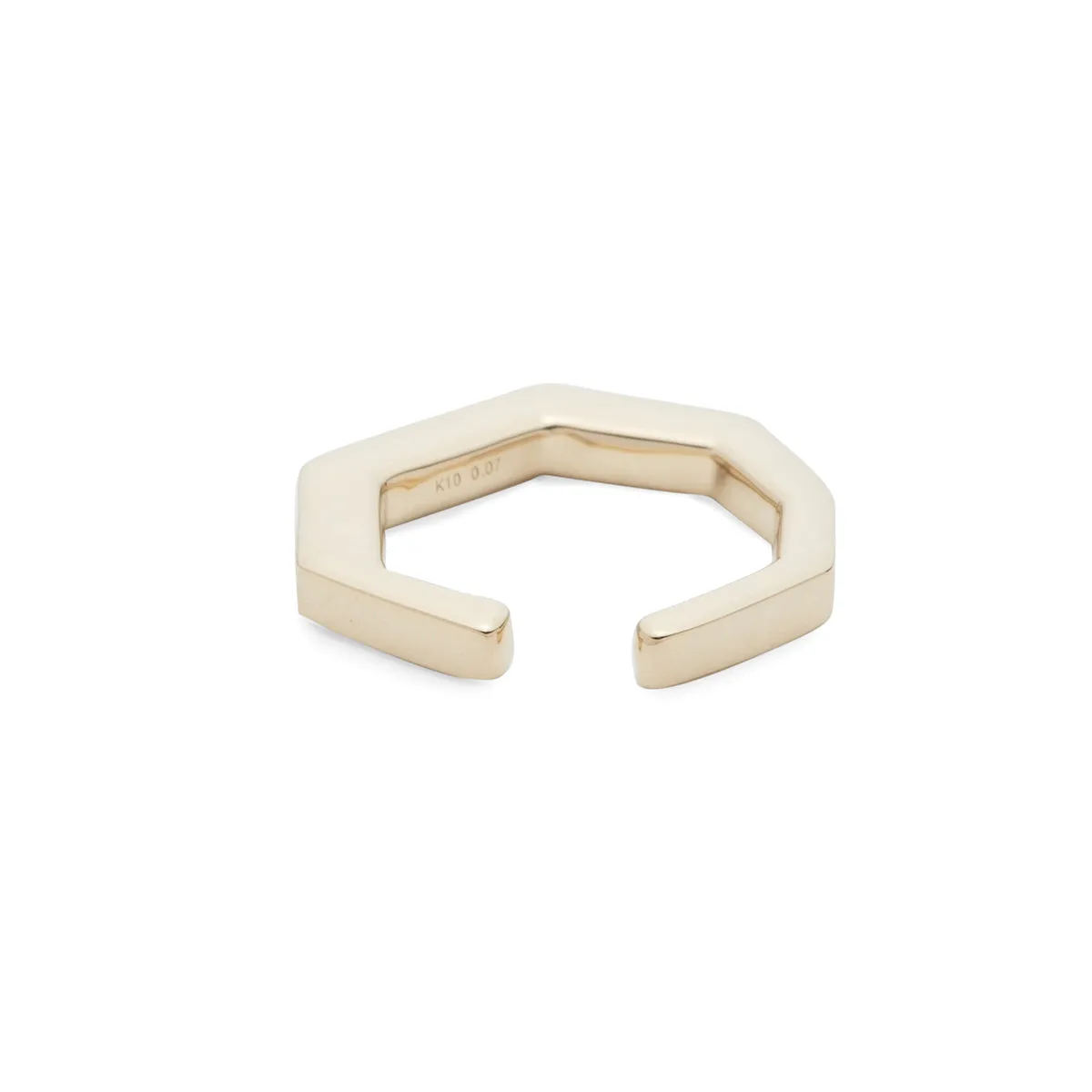 MANHATTAN Octagon Diamond Ear Cuff Small size
